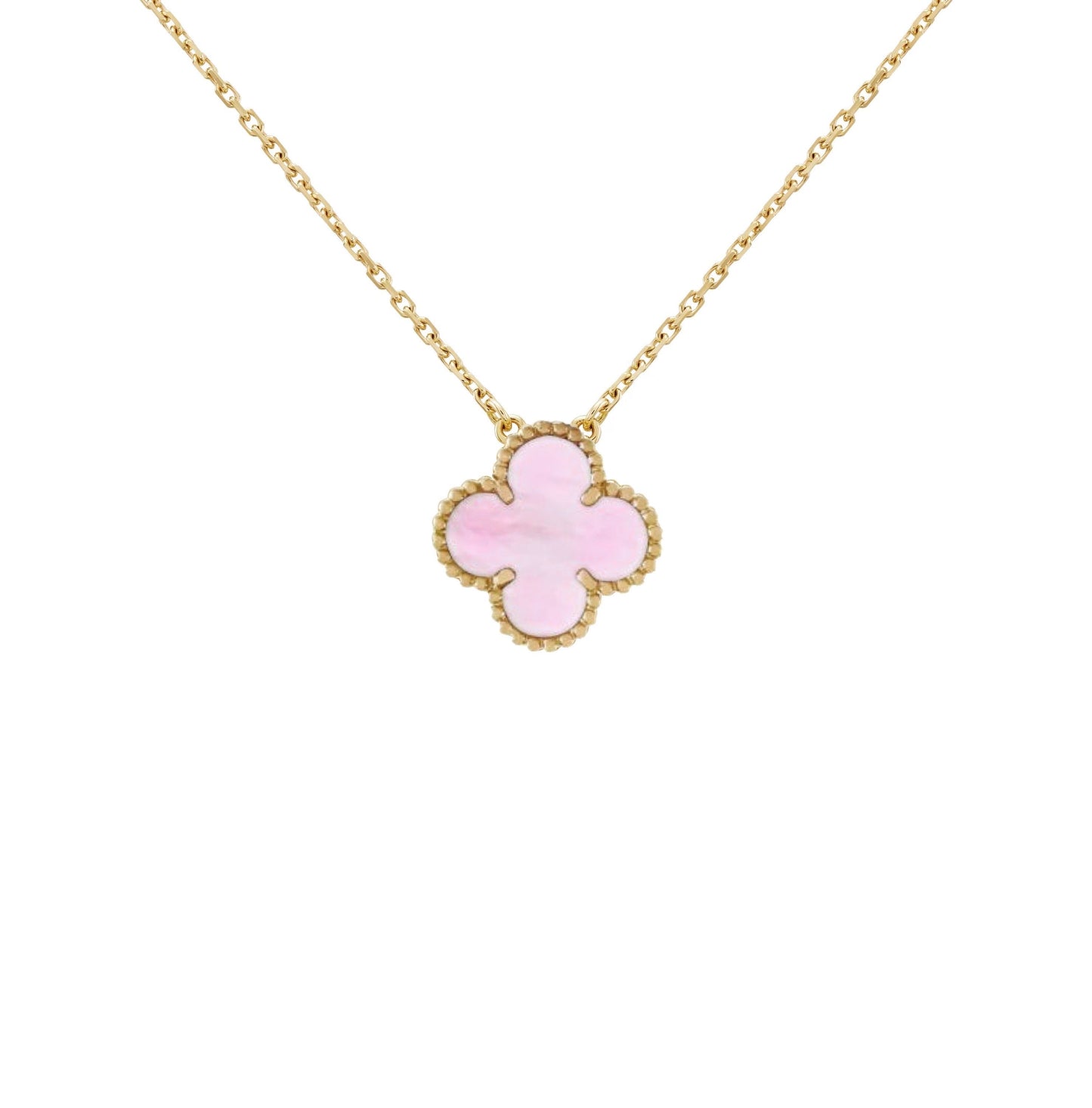 Golden Pink | Klöverhalsband