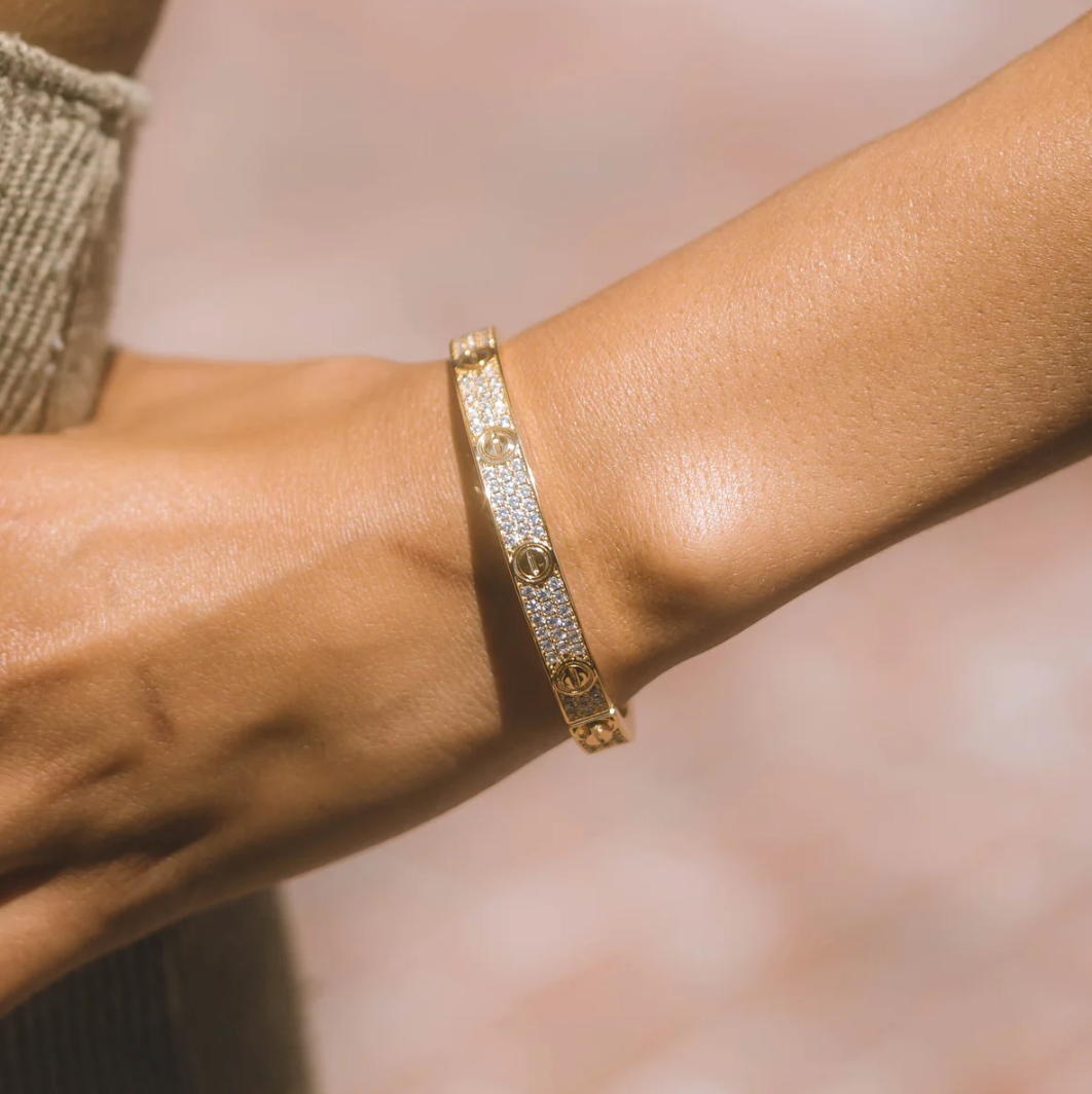 Golden Eternity | Zirkonarmband