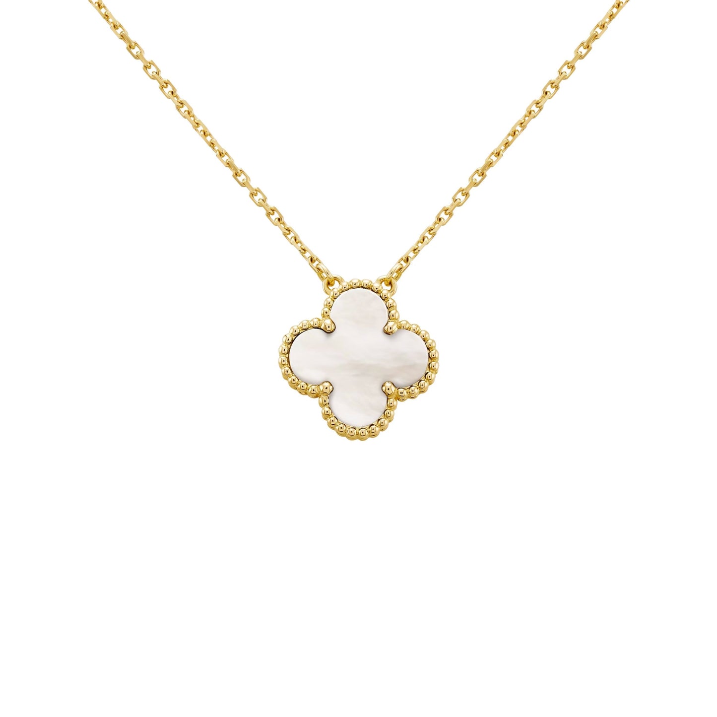 Golden White | Klöverhalsband