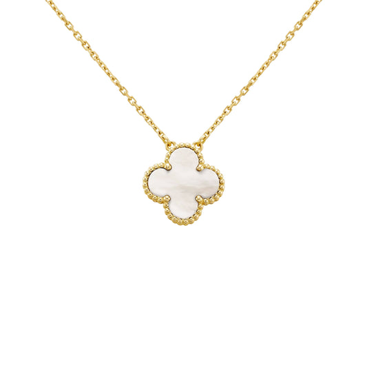 Golden White | Klöverhalsband