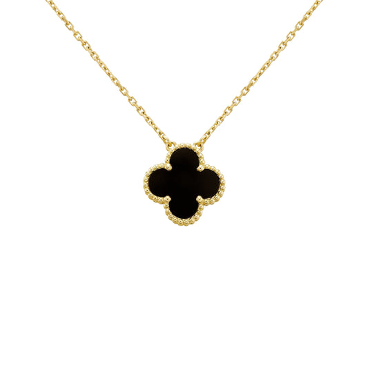 Golden Black | Klöverhalsband