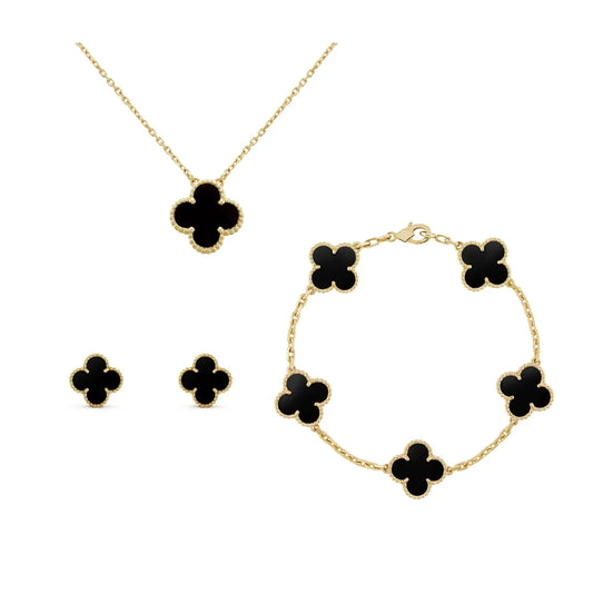 Golden Black Luxe | Klöverset